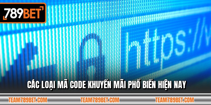 Các loại mã code khuyến mãi phổ biến hiện nay