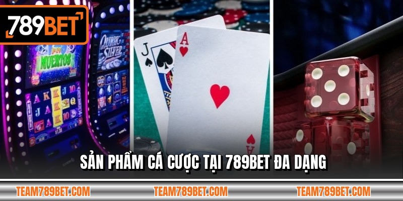 Sản phẩm cá cược tại 789BET đa dạng